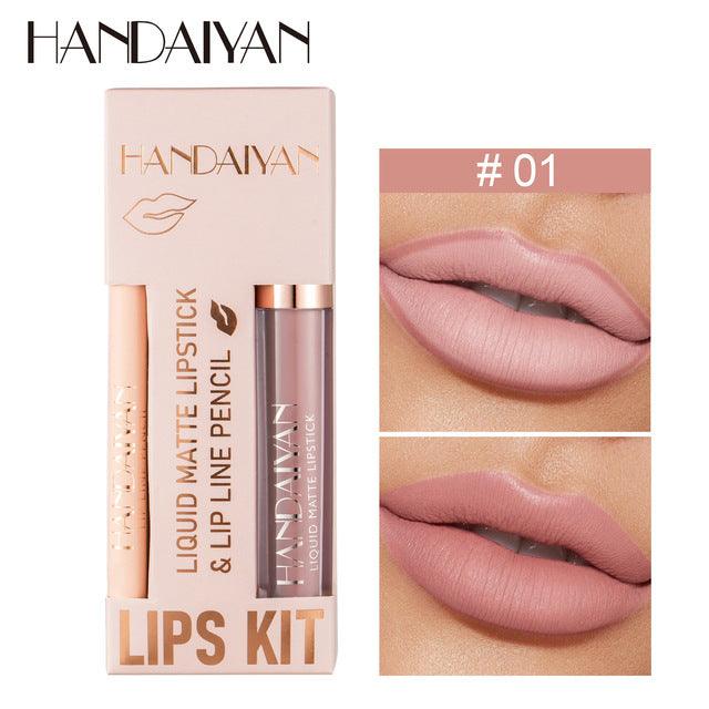 Kit Handaiyan – Matte Lipstick and Lip Liner