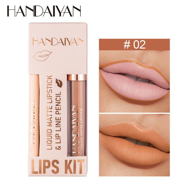 Kit Handaiyan – Matte Lipstick and Lip Liner