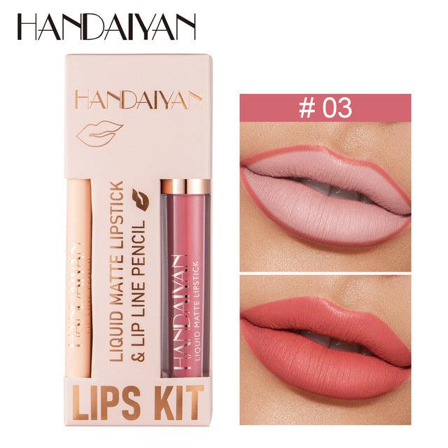 Kit Handaiyan – Matte Lipstick and Lip Liner