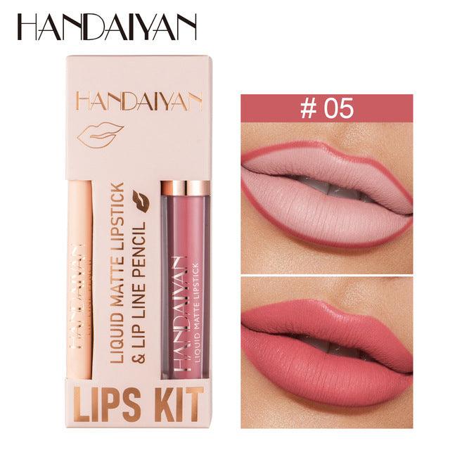 Kit Handaiyan – Matte Lipstick and Lip Liner