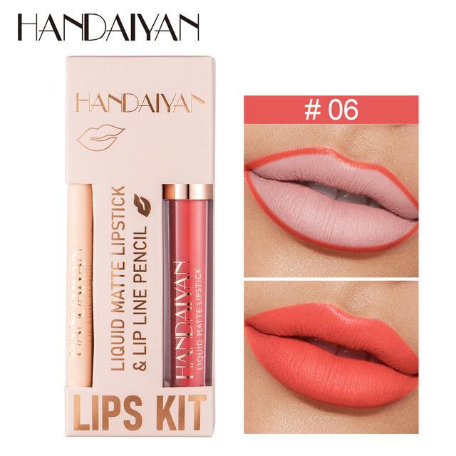 Kit Handaiyan – Matte Lipstick and Lip Liner