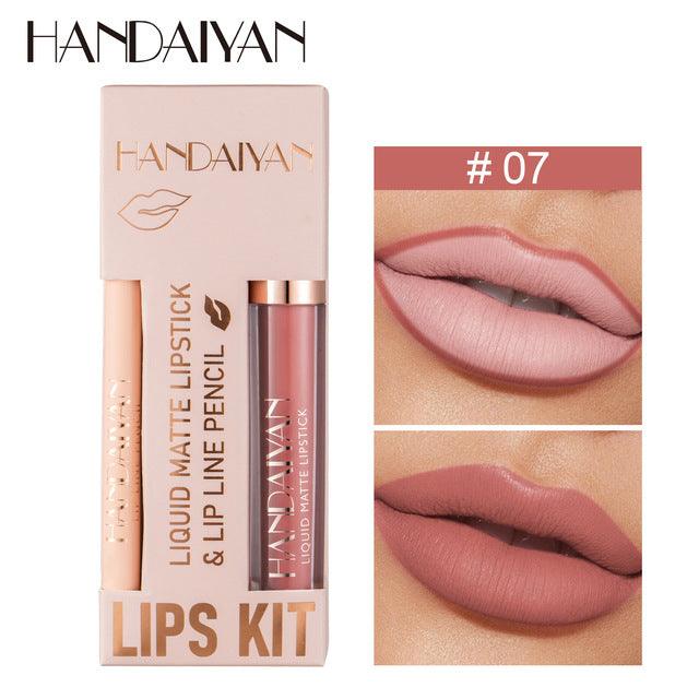 Kit Handaiyan – Matte Lipstick and Lip Liner