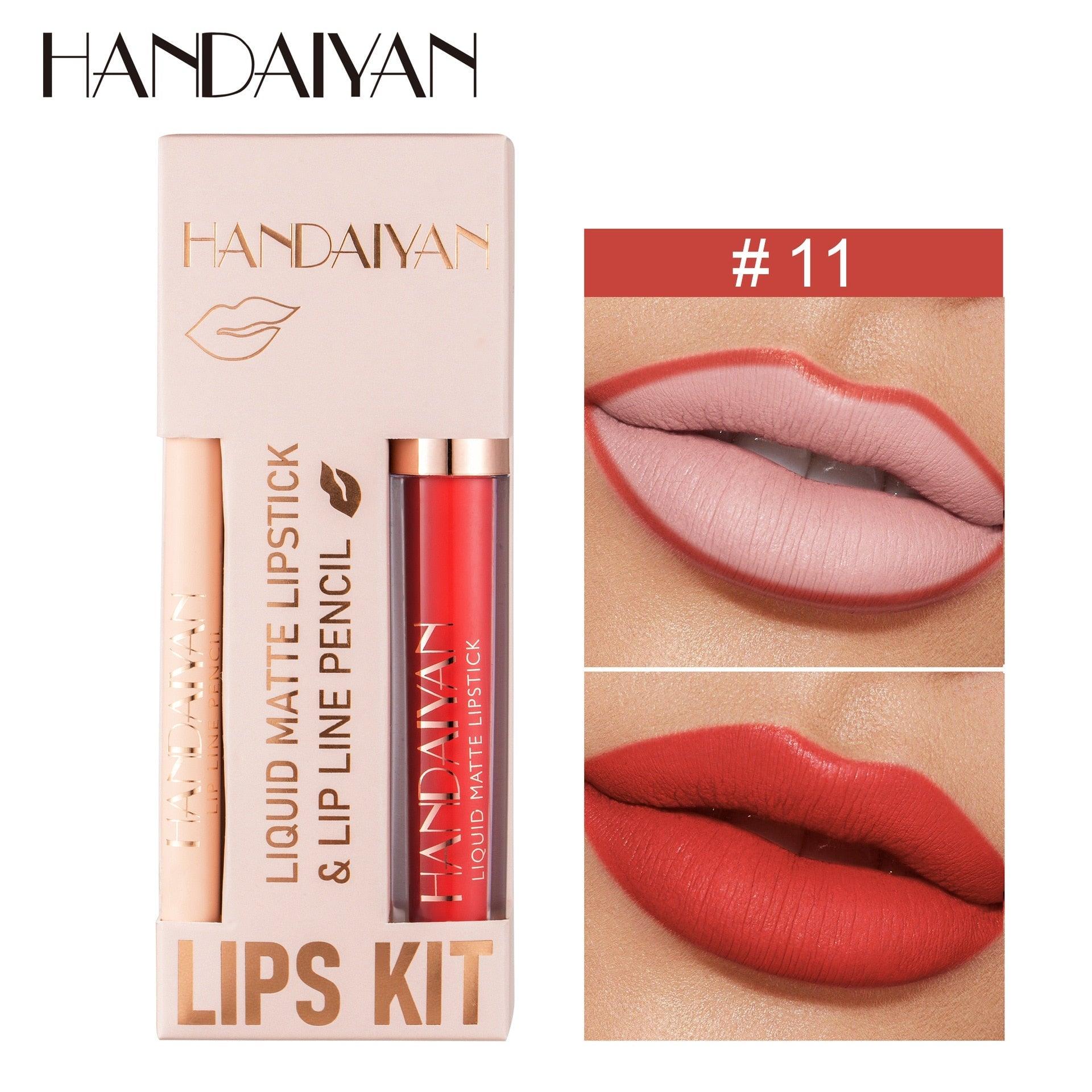 Kit Handaiyan – Matte Lipstick and Lip Liner