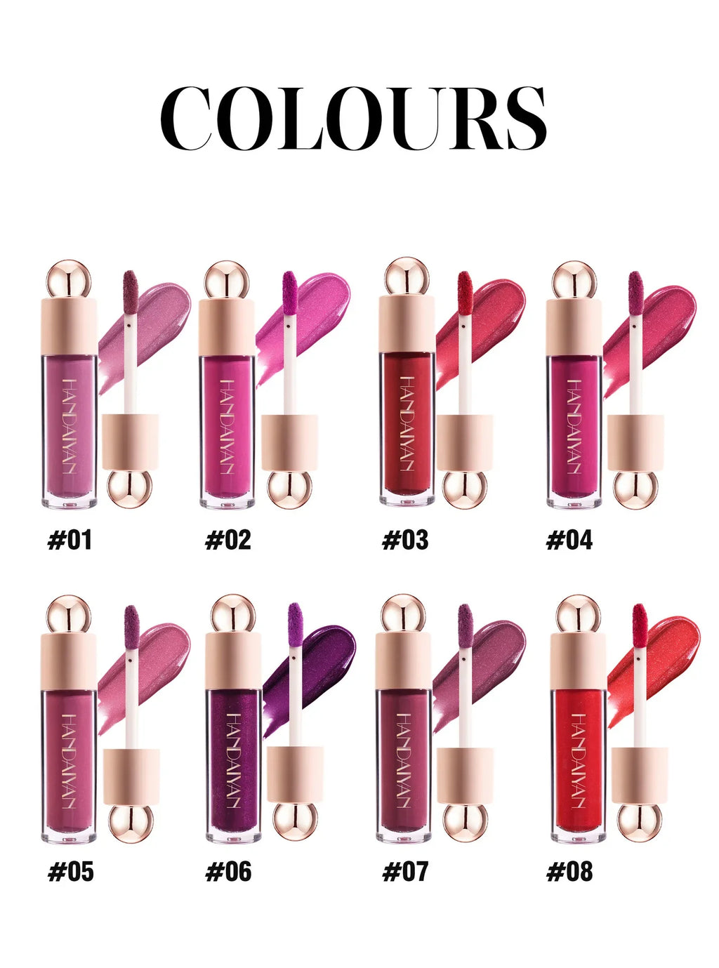 Shimmer Lip Gloss Handaiyan