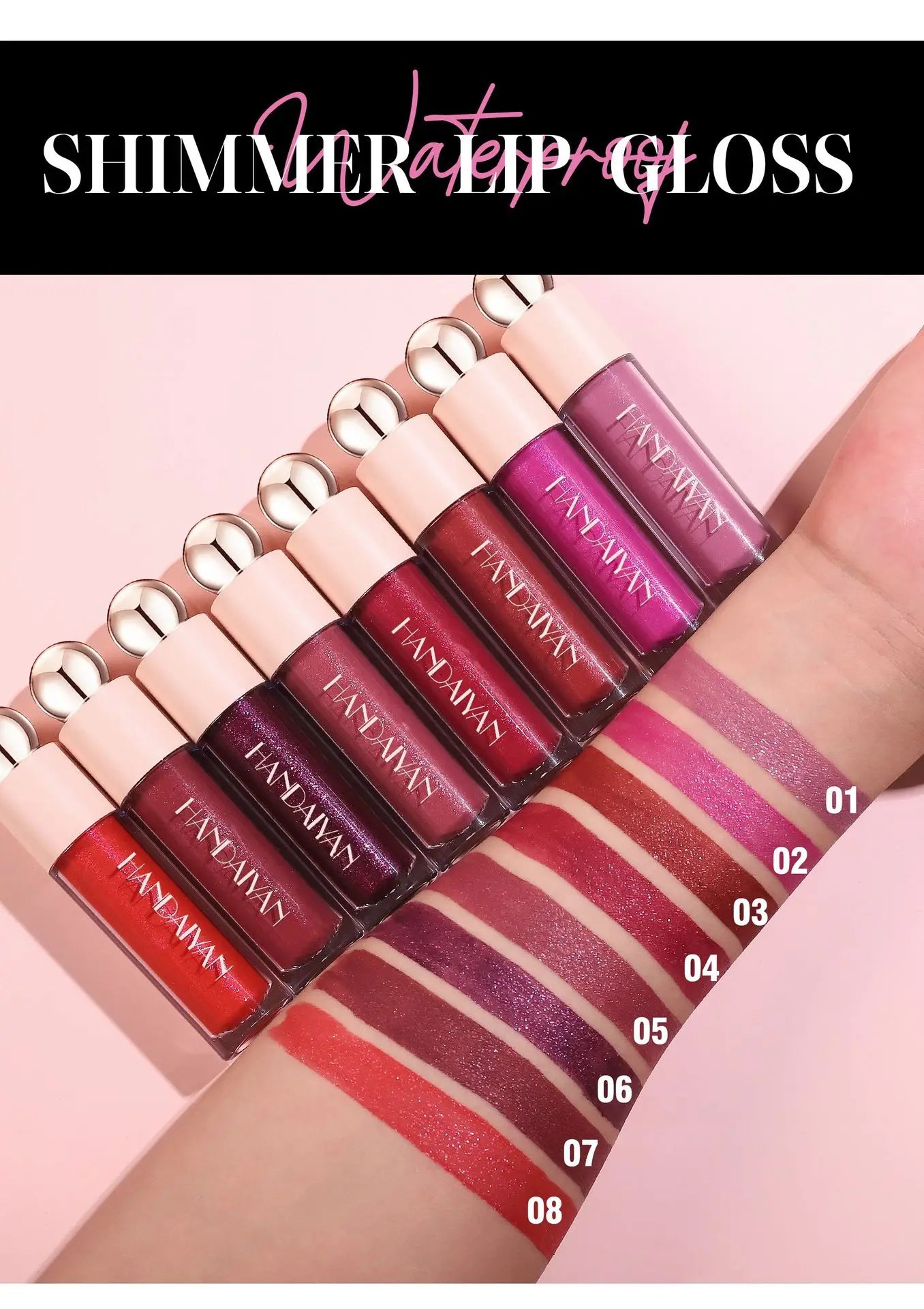 Shimmer Lip Gloss Handaiyan